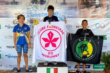 Foto relacionada - Ouro, prata e bronze são conquistas dos atletas de Natação que representaram Itapetininga no 10º Campeonato Guilherme Guido