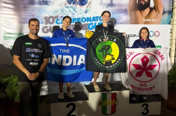 Foto relacionada - Ouro, prata e bronze são conquistas dos atletas de Natação que representaram Itapetininga no 10º Campeonato Guilherme Guido