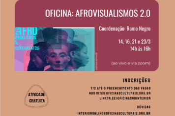 OFICINA: AFROVISUALISMOS 2.0