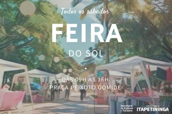 Feira do Sol é atração com produtos 100% Itapetininga no centro todos os sábados