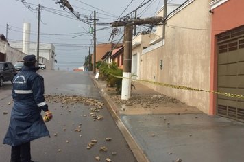 Defesa Civil de Itapetininga atende diversas chamadas durante chuva forte