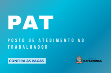 Vagas do PAT Itapetininga 25 de setembro