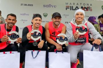 Atletas de Itapetininga integram quarteto vice-Campeão da Maratona Fila - Revezamento, em São Paulo