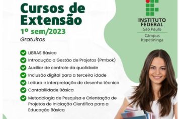 Câmpus de Itapetininga do IFSP abre inscrição para 8 cursos gratuitos 