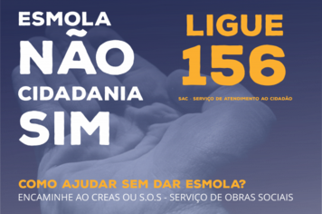 Campanha “Esmola Não, Cidadania Sim” nos dias 28 e 29 de novembro