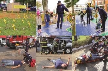 Ações do Maio Amarelo conscientizam população