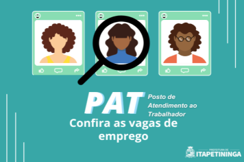 Vagas do PAT Itapetininga 05 de dezembro