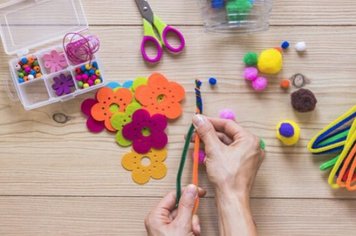 Curso de Artesanato no Fundo Social de Itapetininga