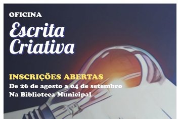 Oficina de Escrita Criativa é atração na Biblioteca de Itapetininga