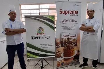 Treinamento gratuito com Chef Vagner Vanucci sobre técnicas de produção de Bolos Artesanais é sucesso em Itapetininga