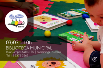 Biblioteca Municipal prepara “Lê no Ninho” para o próximo dia 3