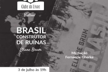 Biblioteca Municipal de Itapetininga promove novo encontro virtual do “Clube do Livro” em 3 de julho