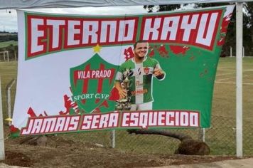 Esportista Christiano Benedito 'Kayu' é homenageado com denominação ao Campo de Futebol da Vila Prado