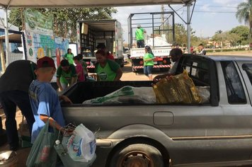 Câmbio Verde arrecada 1 tonelada em materiais recicláveis no Rechã