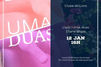 Biblioteca de Itapetininga promove Clube do Livro