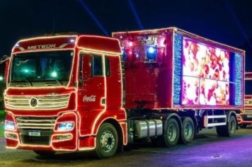Caravana de Natal da Coca-Cola passará novamente por Itapetininga nesta quinta-feira, dia 12
