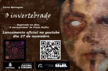 Curta-metragem “O Invertebrado” será lançado nesta quarta-feira, 27