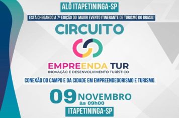 Empreenda Tur em Itapetininga: Conferência de Empreendedorismo e Eco Turismo