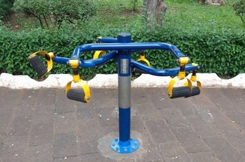  Aparelhos de ginástica da praça Siqueira Campos foram instalados