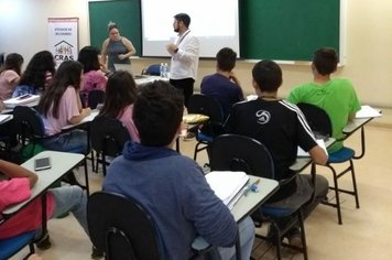 Cras “Marina Caron” realiza palestra para alunos do curso de eletromecânica do IFSP