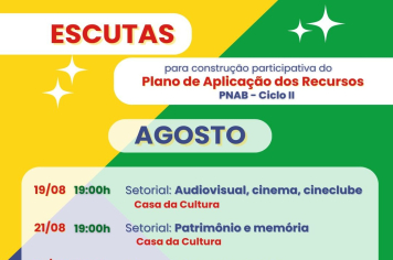 Núcleo de Apoio à Produção Cultural amplia programação de escutas com novo Fórum de Discussão do Plano de Aplicação da PNAB