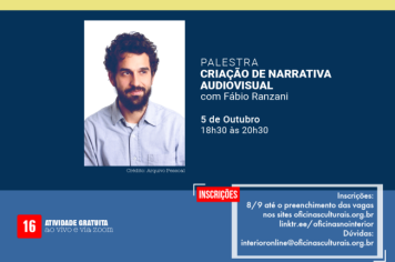 Itapetininga oferece palestra: “Criação de Narrativa Audiovisual”