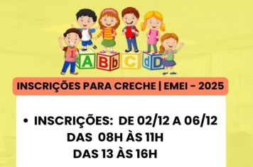 Inscrições abertas para novos alunos e transferências nas EMEIs e Creches de Itapetininga