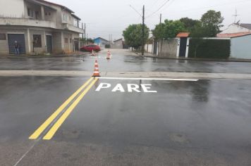 Prefeitura de Itapetininga realiza sinalização vertical e horizontal  no Jardim Paulista, Vila Santana e Monte Santo