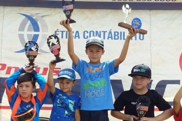 Piloto de 8 anos de Itapetininga vence duas provas da 1ª Etapa do Circuito Paulista de Velocross