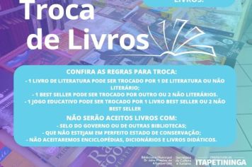 Biblioteca Municipal Dr. Júlio Prestes de Albuquerque promove mais uma edição da “Troca de Livros”
