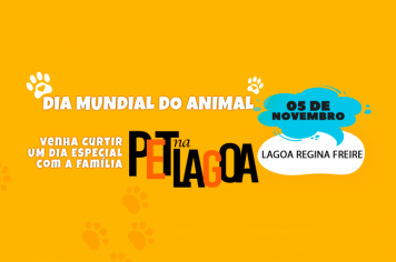 “PET na Lagoa” Itapetininga é transferido para o dia 5 de novembro