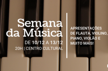 Itapetininga promove Semana da Música