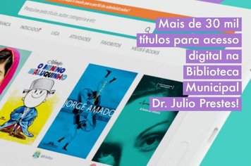 Itapetininga conta com Biblioteca Digital e acervo de mais de 30 mil títulos