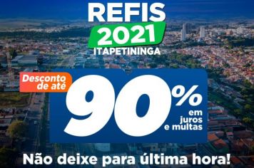 Alerta aos Contribuintes de Itapetininga: Refis entra na reta final