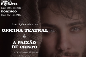 Curte teatro? Então se liga nessa oficina que vai rolar no Centro Cultural de Itapetininga