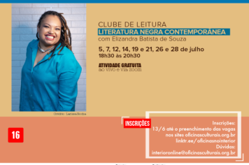 Clube de Leitura Literatura Negra Contemporânea está com inscrições abertas em Itapetininga