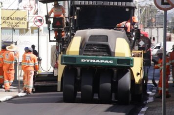 Trechos da Campos Salles e Cesário Mota passam por obras de recapeamento nesta quarta (8)