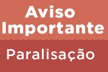 AVISO: Paralisação Nacional do transporte coletivo