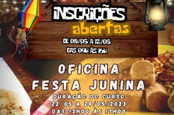 Fundo Social de Solidariedade de Itapetininga abre inscrições para curso de Oficina Festa Junina