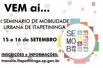 Itapetininga discute mobilidade urbana em seminário inédito