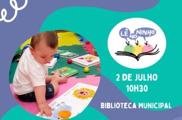 Projeto “Lê no Ninho” será apresentado neste sábado, dia 02 na Biblioteca de Itapetininga
