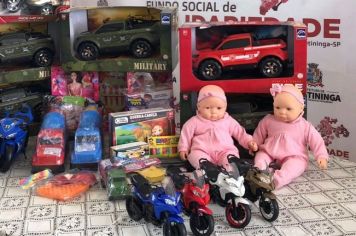 Fundo Social de Itapetininga recebe doações de brinquedos para o Natal