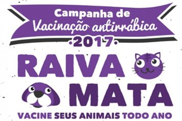 Campanha de vacinação antirrábica no sábado 