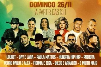 Maratona de Shows da  Vale Verde terá mais 20 apresentações no próximo domingo, dia 26