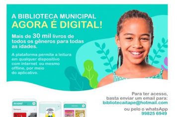 Biblioteca Digital de Itapetininga possui 30 mil títulos que podem ser baixados para leitura de forma gratuita