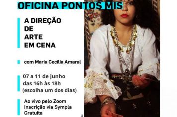 Itapetininga promove Oficina Cultural online com o tema 