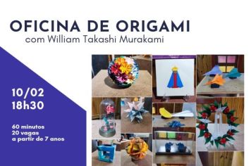 Biblioteca Municipal em Itapetininga terá Oficina de Origami