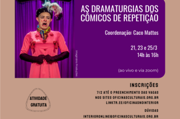 AS DRAMATURGIAS DOS CÔMICOS DE REPETIÇÃO