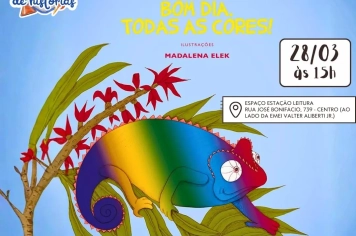 “Estação Leitura” apresenta primeira edição do ano da “Tarde de Histórias” no próximo sábado (28)