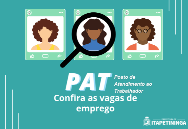 Vagas do PAT Itapetininga 16 de maio